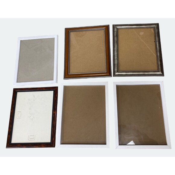 Assorted Picture Frames Mixed Sizes & Styles Gold Wood Metal Plastic Decorative - Picture 2 of 7